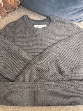 Outerknown Men's wool Crewneck Sweater in Gray